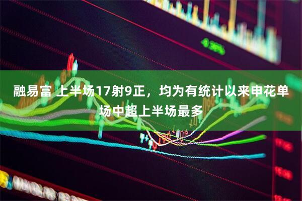 融易富 上半场17射9正，均为有统计以来申花单场中超上半场最多